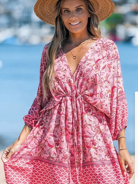 Cupshe Dresses & Skirts - 0213 Cupshe Paisley Floral Print Back Tie Mini Dress